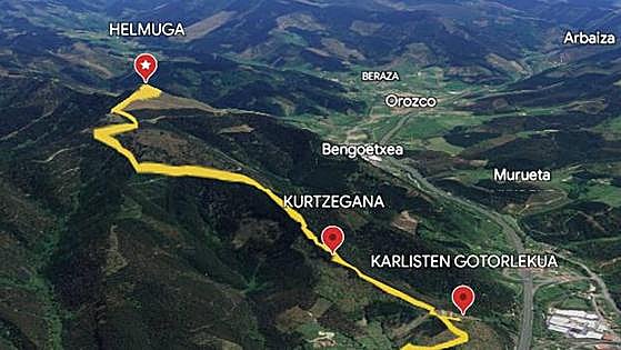Untzuetako tontorraren ikuspegi zoragarriak ezagutu ibilbide honekin
