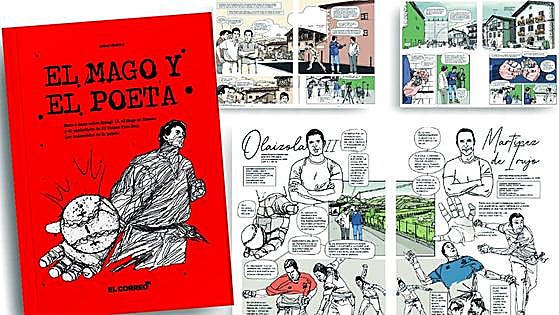 La historia de la pelota se hace cómic con Retegui y Tino Rey