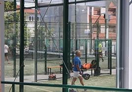 Las pistas de pádel de Gardea acogerán parte de la actividad de promoción.