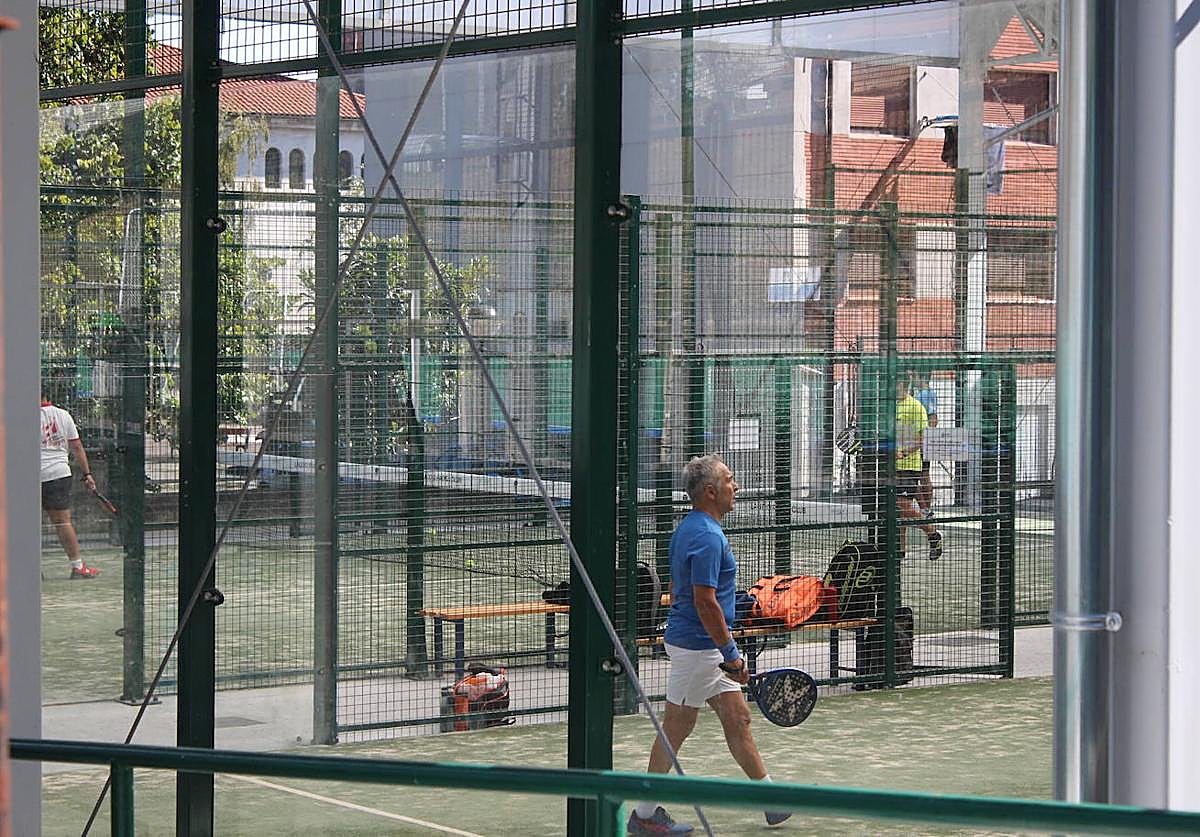 Las pistas de pádel de Gardea acogerán parte de la actividad de promoción.