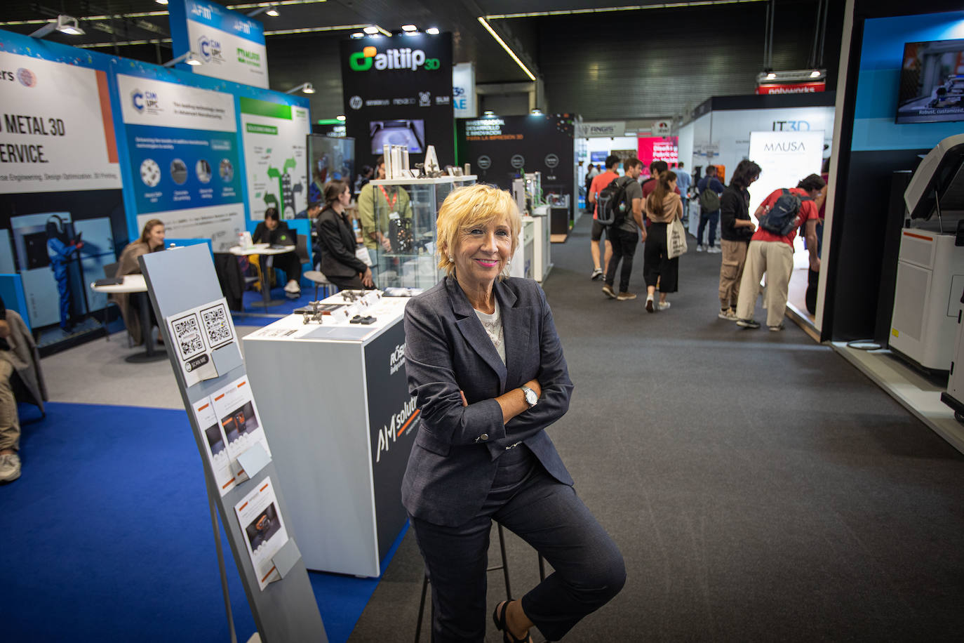 Mª Carmen Gorostiza, la directora de Industria, Energía y TICs del BEC.