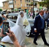 Las imágenes de los novios y los invitados