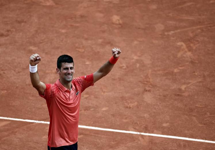 Novak Djokovic tras ganar Roland Garros.