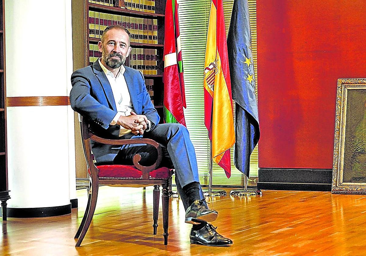 Itxaso atendió la entrevista el viernes en la sede de la Delegación del Gobierno en Vitoria, que también es su residencia.