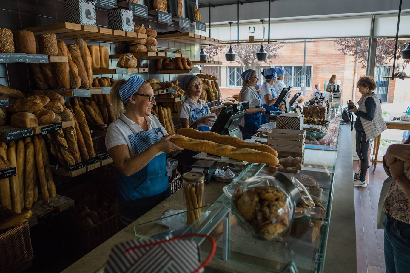 Interior de Artepan , donde la casi no es necesario llevar el relleno