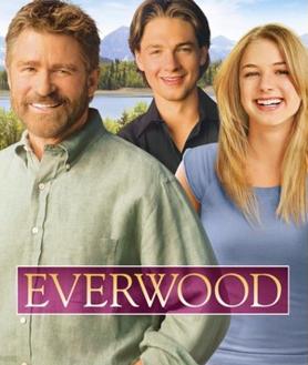 Imagen secundaria 2 - 1. Treat Williams en una imagen con su mujer, la también actriz Pam Van Sant. | 2 y 3. El actor en dos temporadas de la serie Everwood, donde interpretaba al doctor Andy Brown.