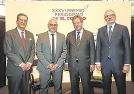 Enrique de Ybarra, Juan Cano Galindo, Bingen Zupiria e Íñigo Barrenechea.