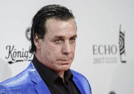 El cantante de Rammstein, Till Lindemann.