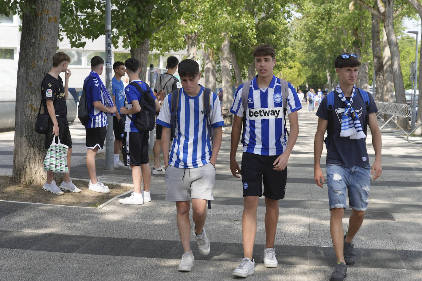 Las mejores fotos de Vitoria y Valencia en la previa del Levante-Alavés