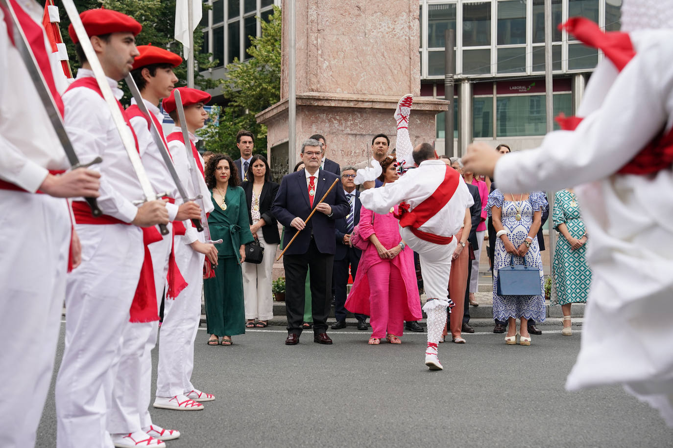 Primer acto de la nueva Corporación de Bilbao