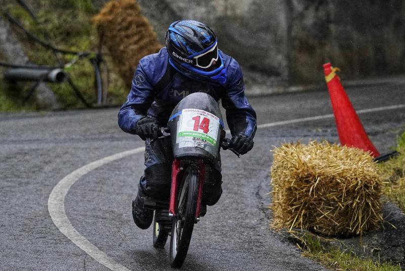 Las imágenes de los valientes y sus goitiberas en Zaldibar