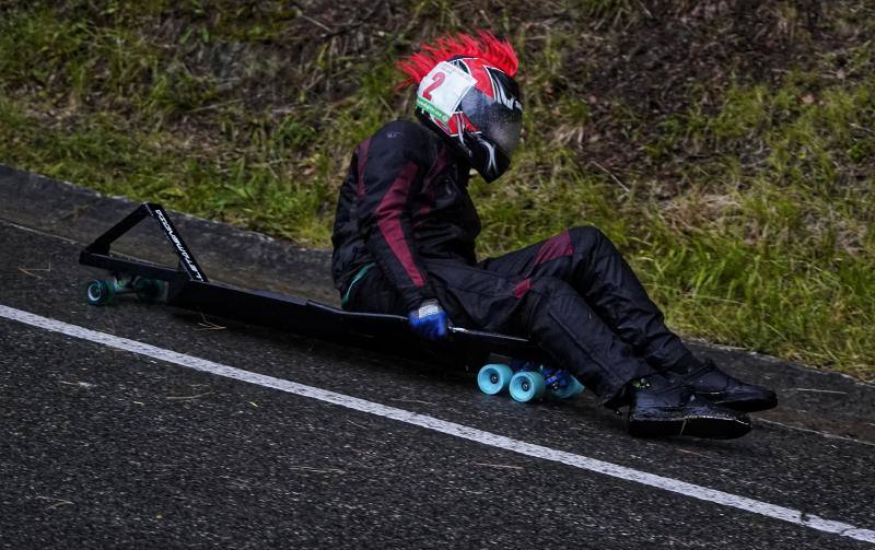 Las imágenes de los valientes y sus goitiberas en Zaldibar