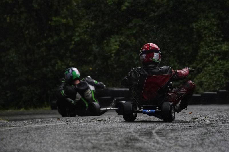 Las imágenes de los valientes y sus goitiberas en Zaldibar