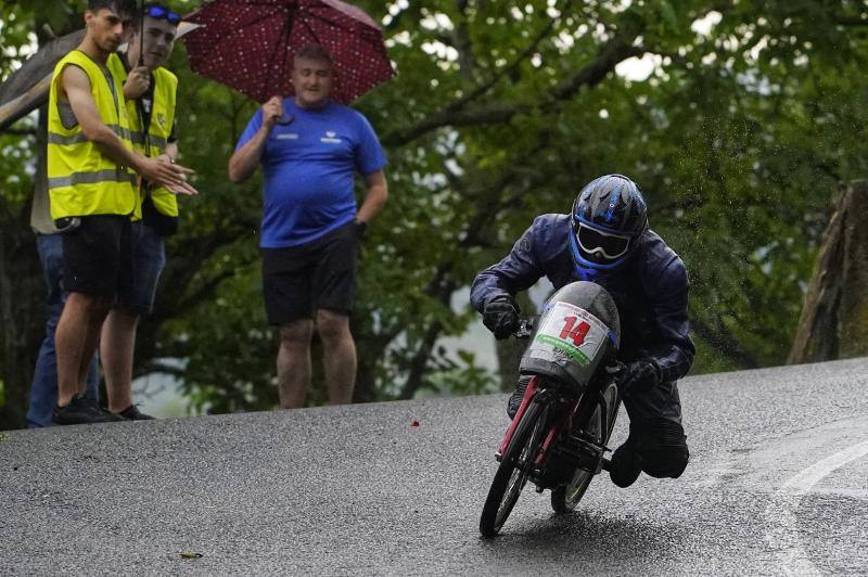 Las imágenes de los valientes y sus goitiberas en Zaldibar