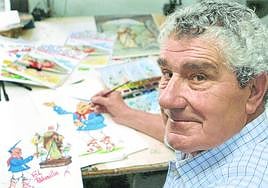 Creador. Alberto César González quiso crear un personaje que los mirandeses identificaran como propio.