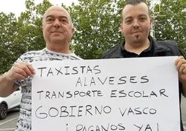 «El Gobierno vasco nos debe 20.000 euros por viajes en taxi»