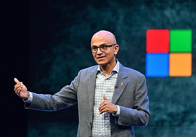 Satya Nadella, presidente de Microsoft