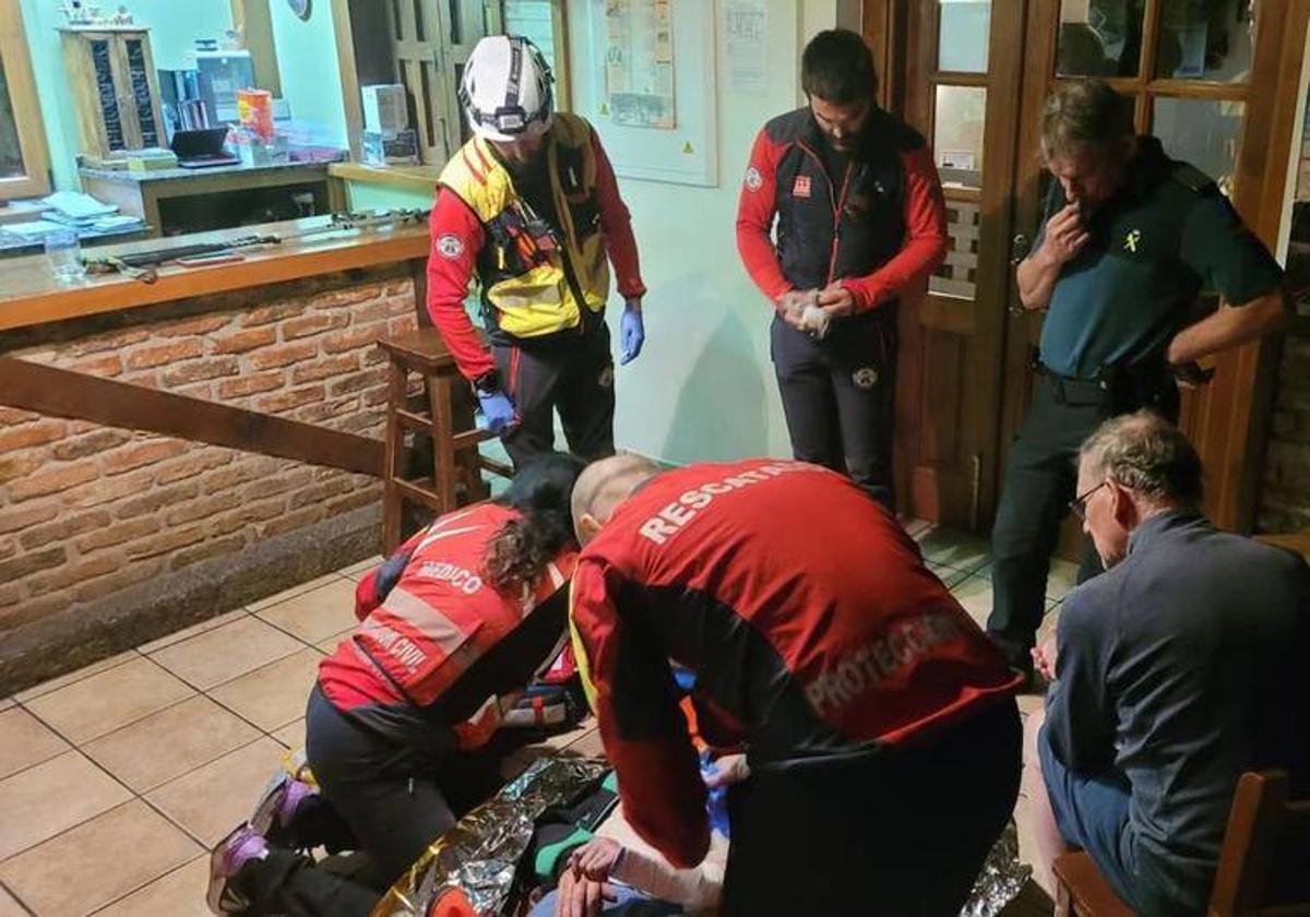 Esta vez, un médico tuvo que asistir a la mujer