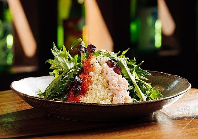 Ensalada de cangrejo.