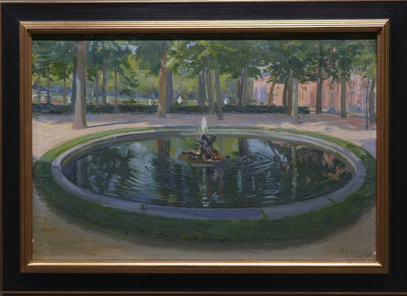 'La Granja de San Ildefonso', de Fernando de Amárica. Una pieza de la colección del museo. 