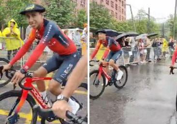 El paseo de los ciclistas en la presentación del Tour desde dentro y en exclusiva