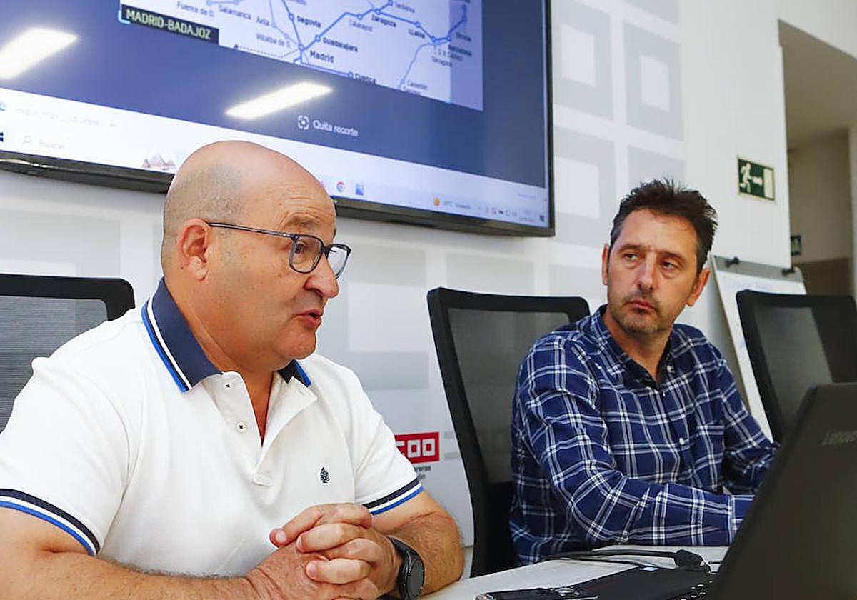 Luis Gangoso y Gutavo González, representantes de CC OO.