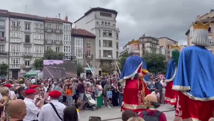 Ambiente festivo en la Virgen Blanca