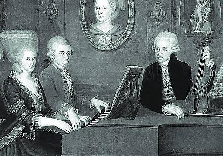 La familia Mozart.
