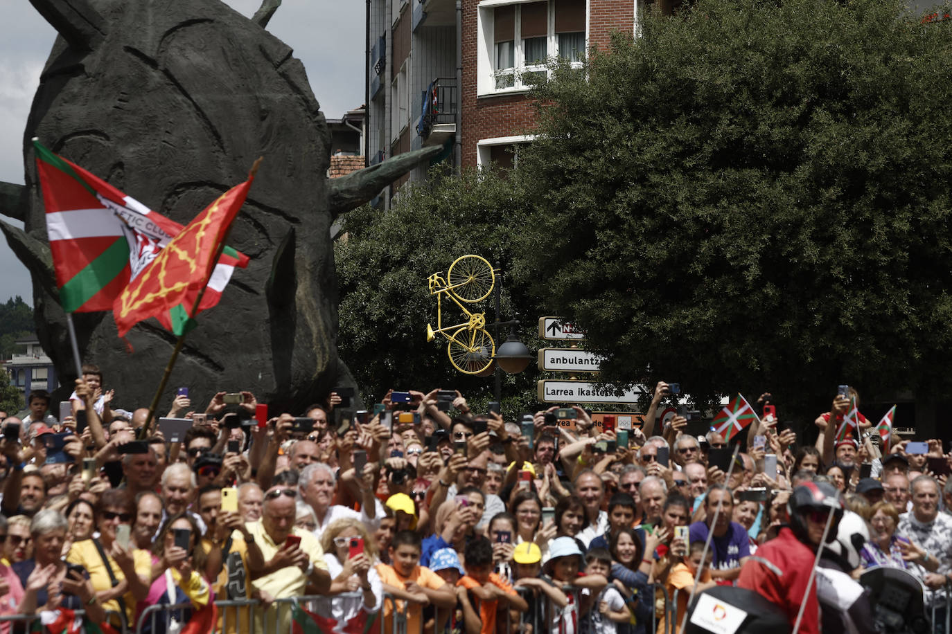 Las mejores imágenes del Tour en Amorebieta