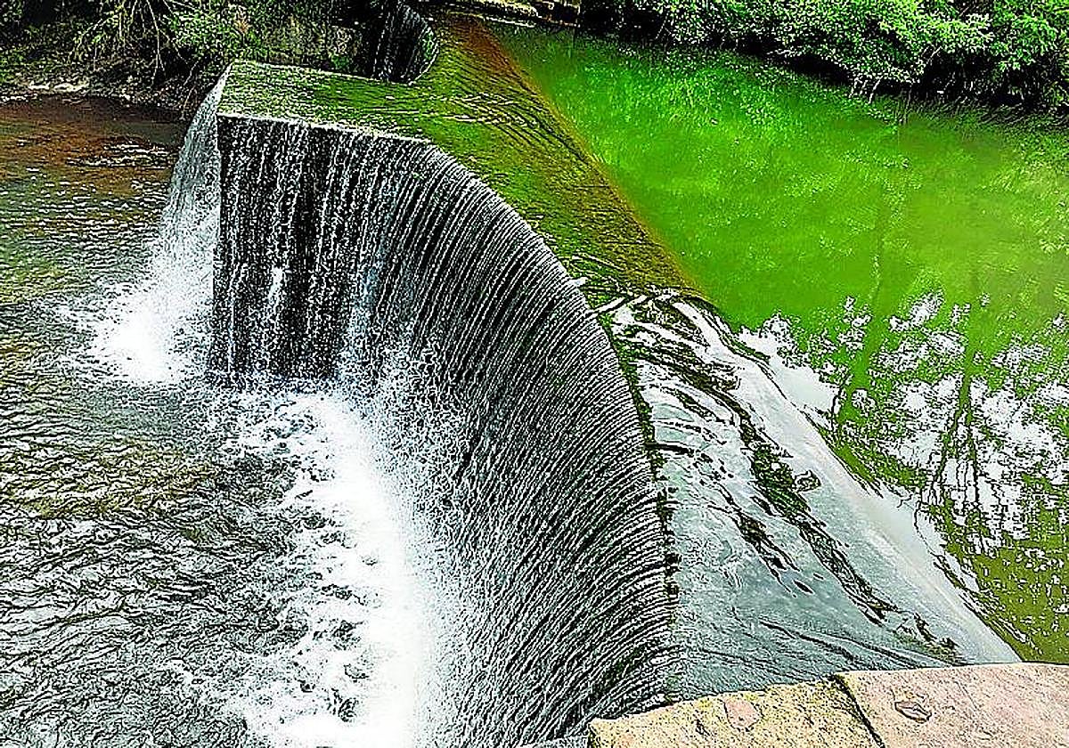 Imagen de la presa de Muntsaratz, en Abadiño.