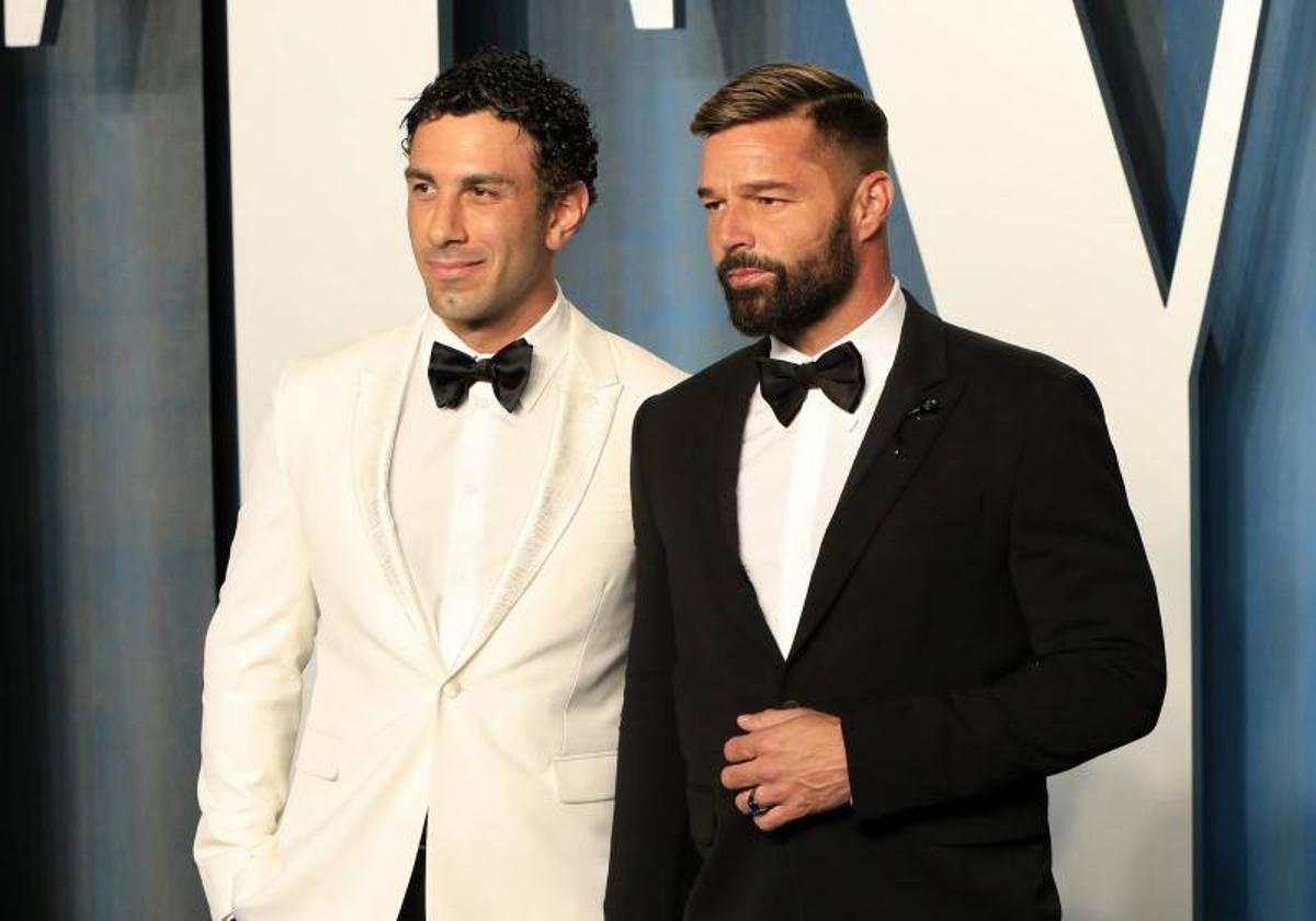 Ricky Martin y Jwan Yosef.