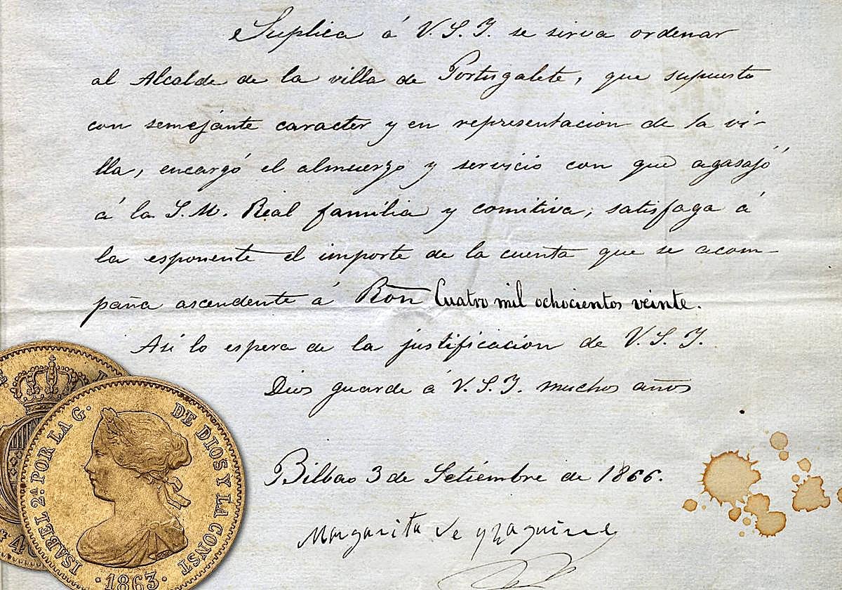 Firma y expediente de reclamación de Margarita Yzaguirre (AHDFB.)