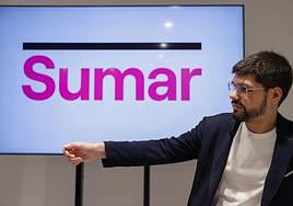 Lander Martínez, cabeza de lista por Bizkaia de Sumar.