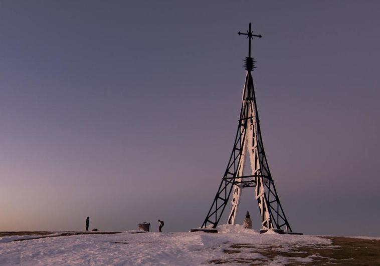 Gorbeia mendiaren gailurra.