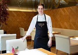 El vizcaíno Xabier Goikoetxea que ostenta una estrella MIchelin en el Oria de Barcelona.