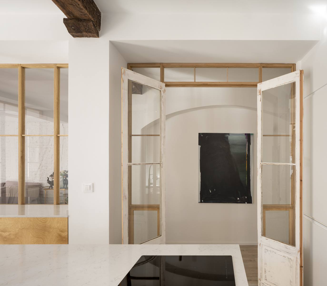 El piso clásico (pero moderno) de una pareja en el Casco Viejo