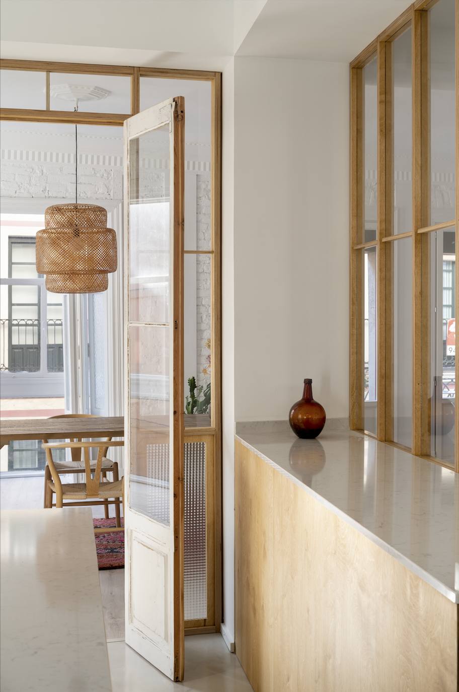 El piso clásico (pero moderno) de una pareja en el Casco Viejo