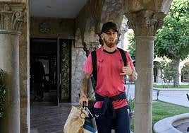 Muniain, a su llegada a Aguascalientes