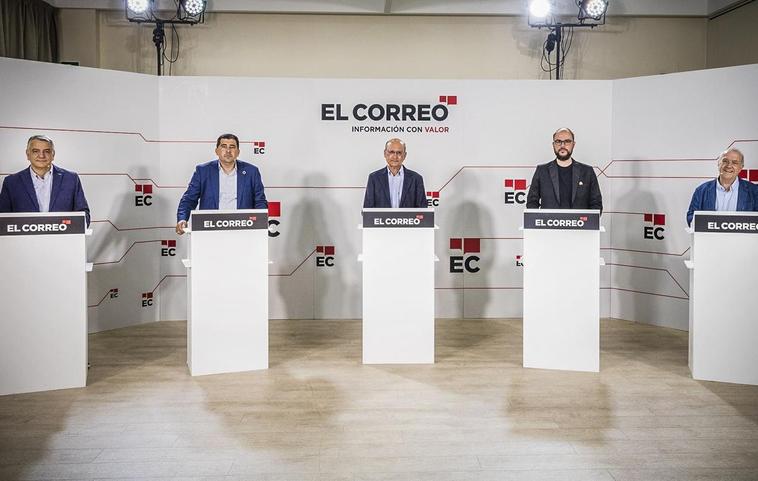 Concluye el debate entre los cinco candidatos al Congreso por Álava