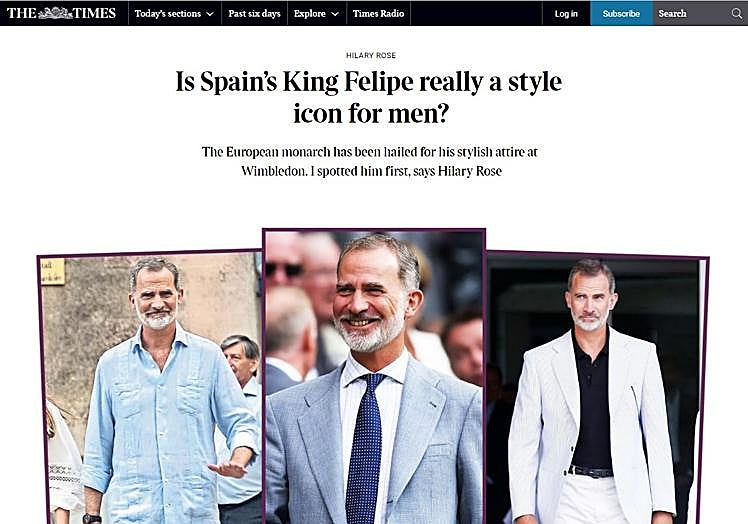 Un artículo en The Times, de Londres.