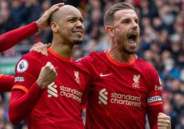 Fabinho y Henderson han sido capitales en la última época dorada del Liverpool.