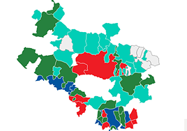 El PSE arrasa en Álava, el PNV se hunde al cuarto puesto y el PP recupera su escaño