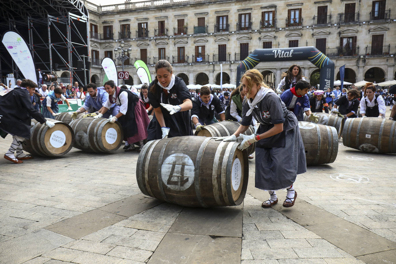 Barricas a la carrera