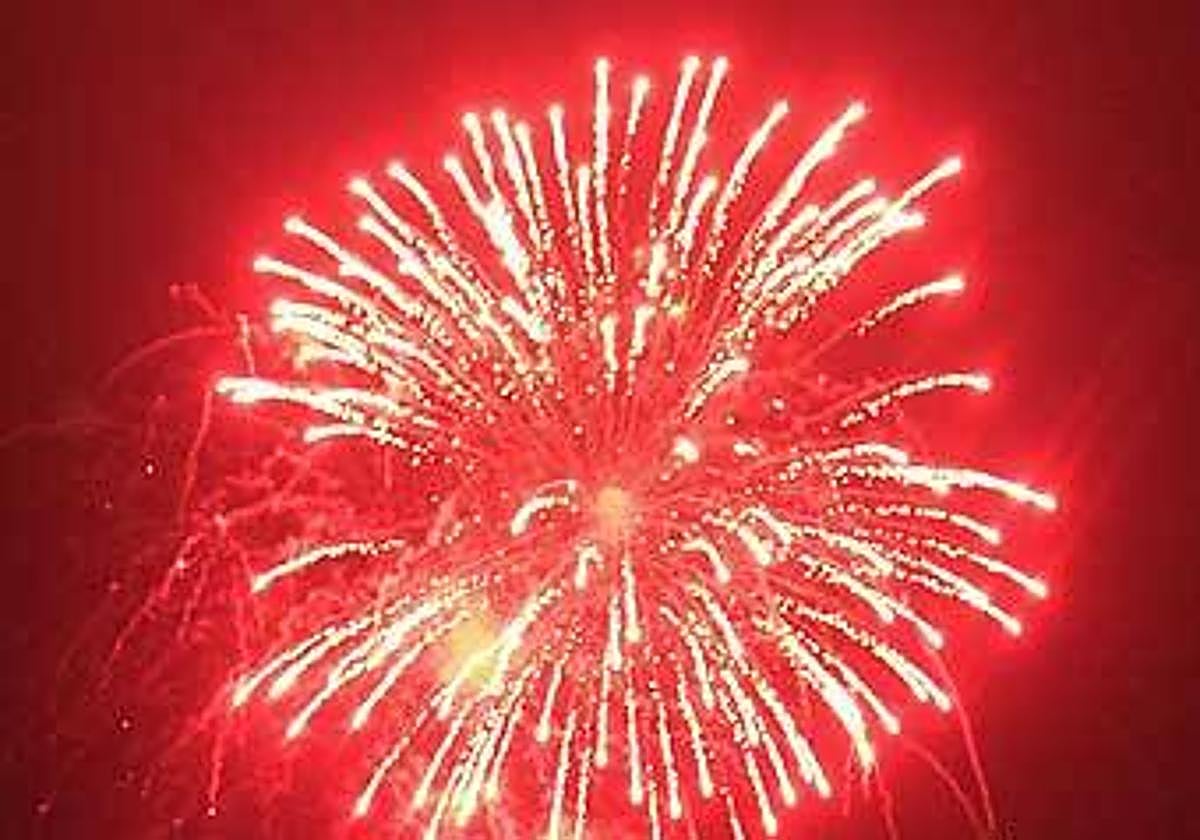 El espectáculo pirotécnico fue de medio impacto sonoro