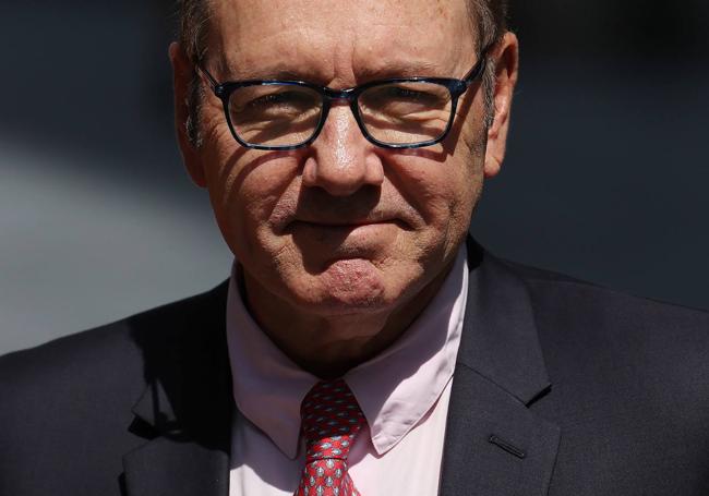 Kevin Spacey, hoy en Londres.