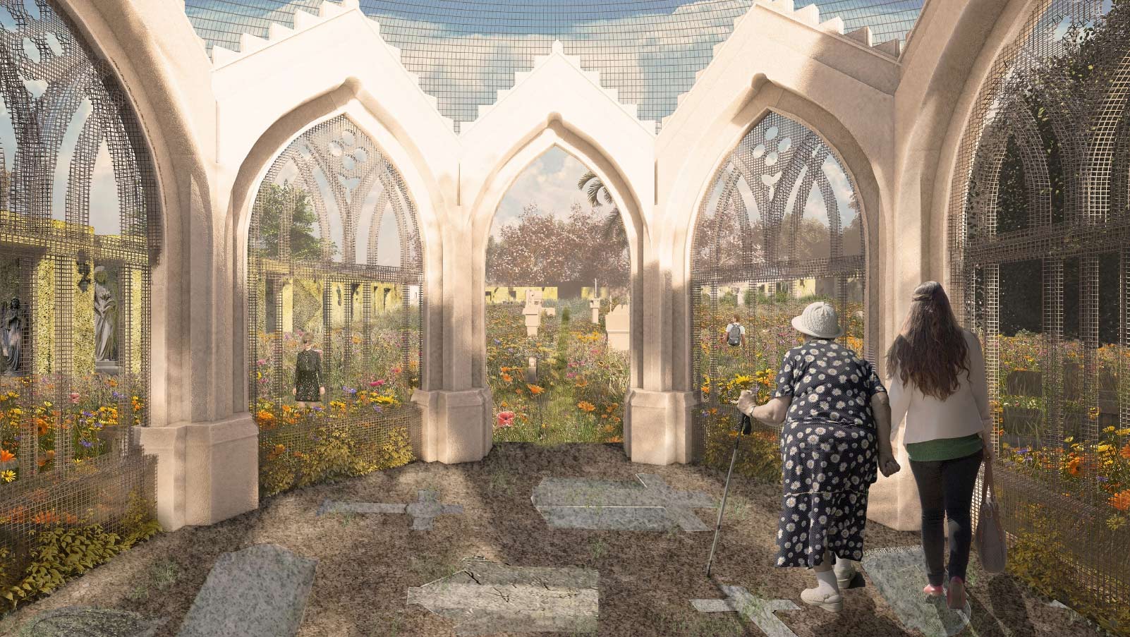 El antiguo cementerio de Begoña convertido en &#039;El jardín de las memorias&#039;