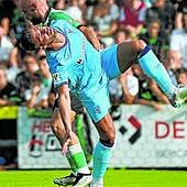 Yeray arranca con susto en Cayón