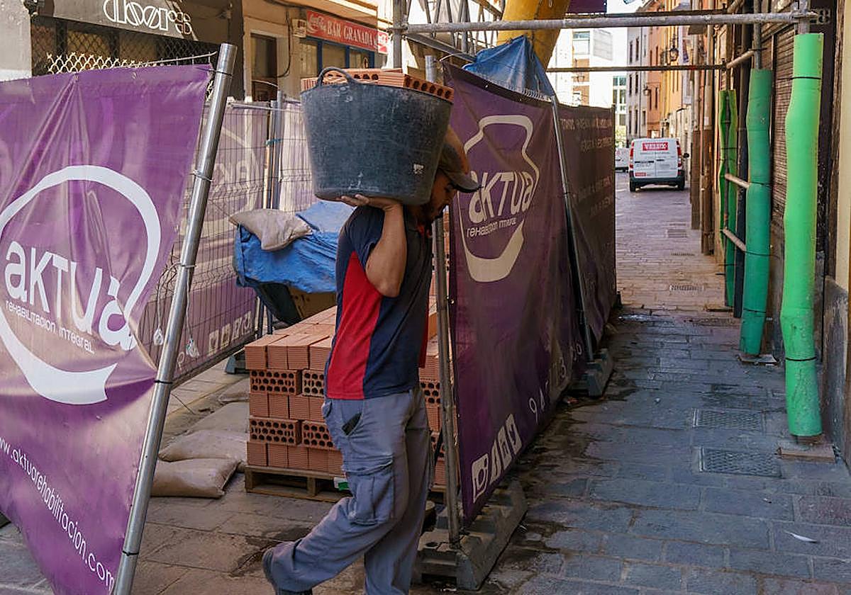 Los trabajos avanzan en el número 28.