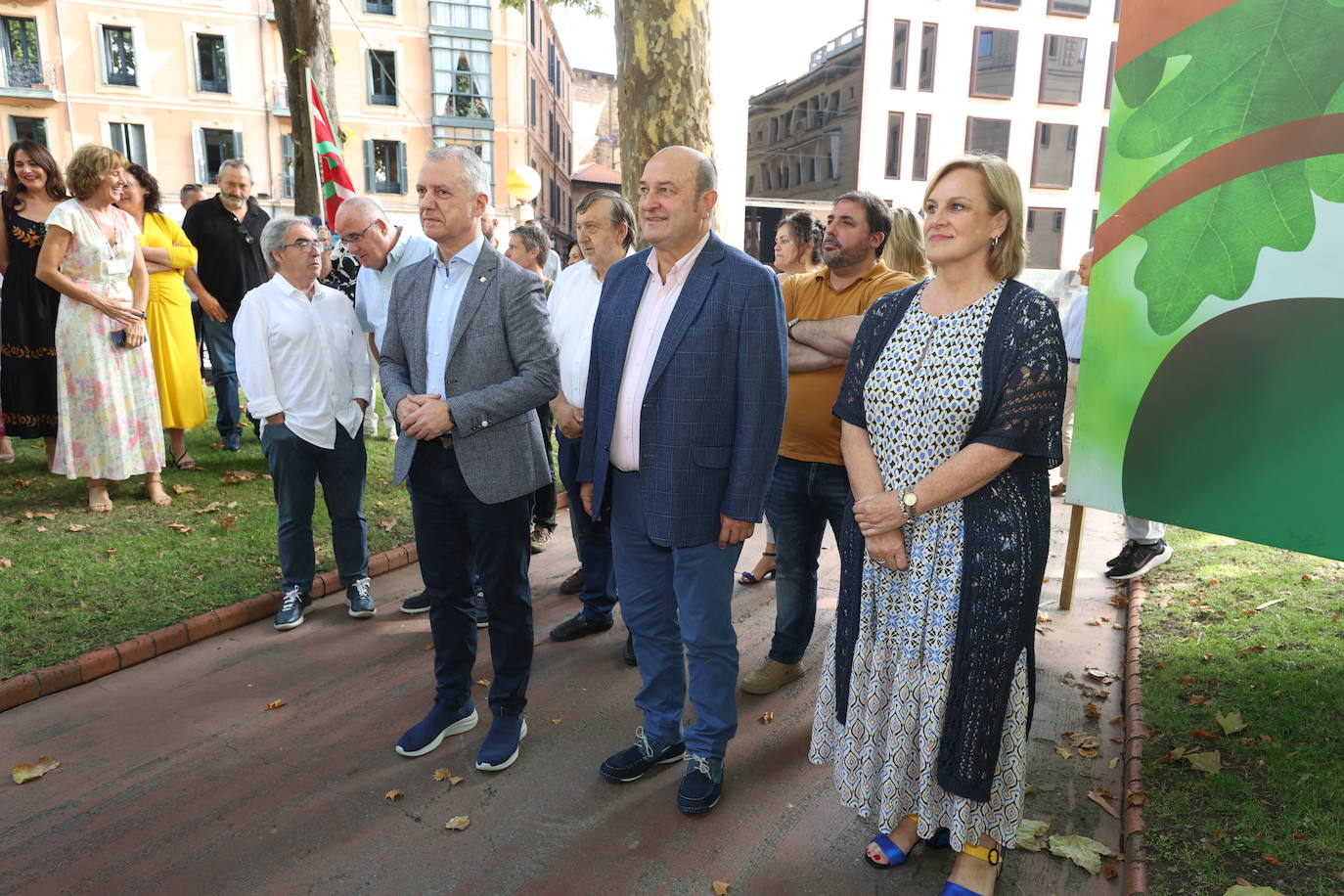 Acto de celebración del 128 aniversario del PNV en Bilbao