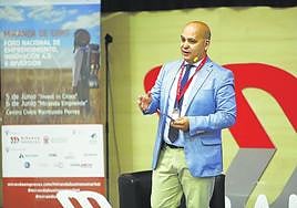 Josu Gómez Barrutia, en una jornada informativa organizada por Miranda Empresas en la ciudad.